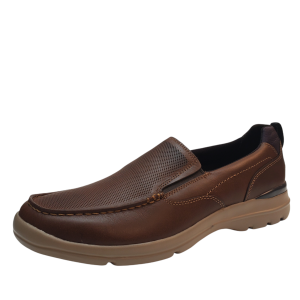 Rockport Mens City Edge Leather Slip-On Loafers Tan Brown 10.5 from Affordable Designer Brands