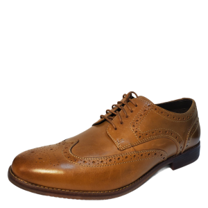 Rockport Mens Style Purpose Wingtip Oxfords Leather Tan 10 M from Affordable Designer Brands