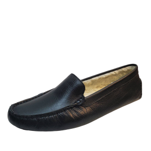 Rockport Womens Casual Shoes Bayview Leather Slip On Slippers Black 9M from Affordable Designer Brands