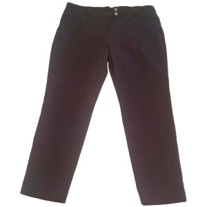 Style & Co Slim-Leg Tummy-Control Mid Rise Plus Size  Pants Carbon Grey Size 18 AffordableDesignerBrands.com