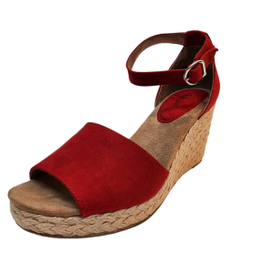 Style & Company Womens Shoes Seleeney Espadrille Wedge Heel Sandals 8.5M Red from Affordable Designer Brands