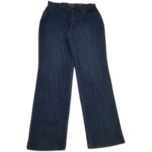 Style & Co Tummy-Control Straight-Leg High Rise Jeans Aged Indigo 8 Short