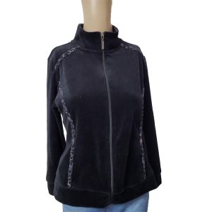 Style & Company Women's Jacket Deep Black Petite Medium Affordable Designer Brands