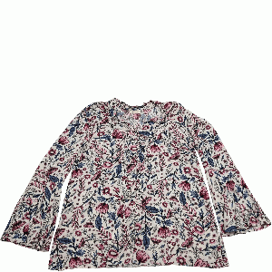 Style Co Floral-Print Bell-Sleeve Blouse Olivia Boutique Multicolor Medium