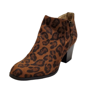 Style & Company Womens  Shoes Masrinaa  Zipper Ankle Ankle Booties 6M Leopard New No Box from Affordable Designer Brands