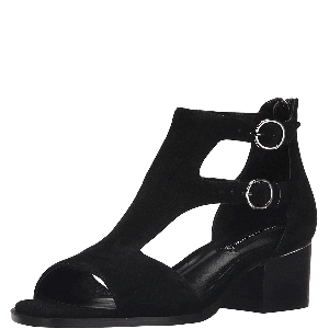 Steven By Steve Madden Womens Eilah Sandals Black Suede 6.5M from Affordable Designer Brands