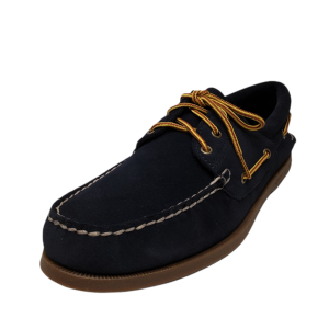 Sperry Mens A/O 3-Eye Suede Lace Boat Shoes Navy Gum 11.5M from Affordable Designer Brands