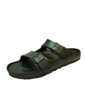 Sun + Stone Mens Casual Shoes Jude Eva Man-made Slip On Green  Sandals 10M Olive from Affordable Designer Brands