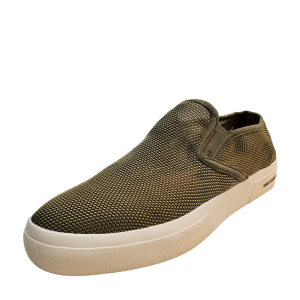 Sun + Stone Mens Casual Shoes Lyle Textile Slip On Green Loafers 9M Olive  from Affordable Designer Brands