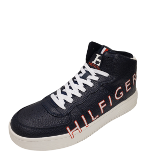 Tommy Hilfiger Mens Filmer High-Top Sneakers Dark Blue 9.5M
