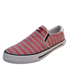 Tommy Hilfiger Men's Casual Shoes Roaklyn Slip On Fashion Sneakers 8M Red Multi from Affordable Designer Brands
