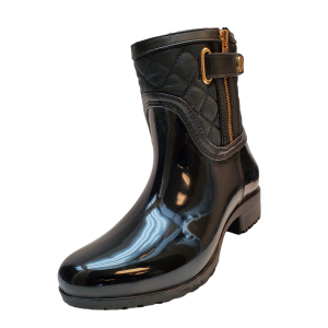 Tommy Hilfiger Women's Francie Rain Boots Black 5 M Affordable Designer Brands