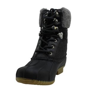 Tommy Hilfiger Women's Rian 2 Waterproof Winter Boots Dark Grey 9M Affordable Designer Brands