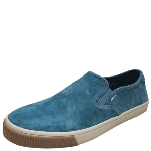 Toms Mens Baja Nubuck Leather Loafers  Sky Blue 8.5 M Affordable Designer Brand