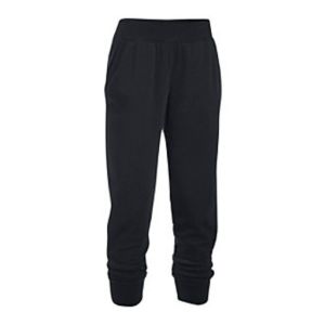Under Armour French Terry Ankle Cropped Pants Black Medium