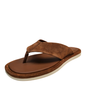 Vince Men's Sports Sandals Shoes Dean Suede Slip On Brown Flip Flop Tobacco 10.5M from Affordable Designer Brands