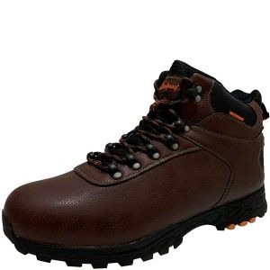Weatherproof Vintage Mens Jason Waterproof Hiking Boots Med Brown Leather 12 M