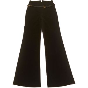 XOXO Juniors Belted Wide-Leg Pants Black 1-2   Style 8186RDS Affordable Designer Brands Affordable Designer Brands