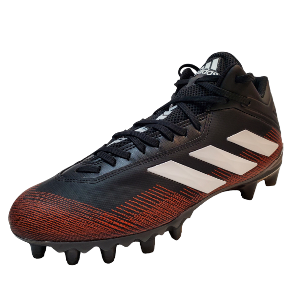 Adidas Mens Football Cleats Freak 20 Carbon Athletic Shoes 9.5M Black White  Orange