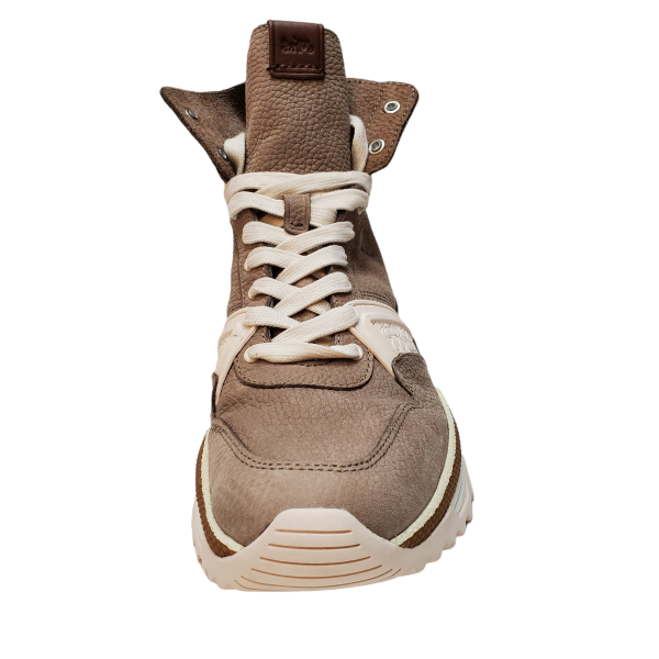 Coach Women C243 High Top Sneaker Nubuck Grey Brown 9B Affordable Designer  Brands
