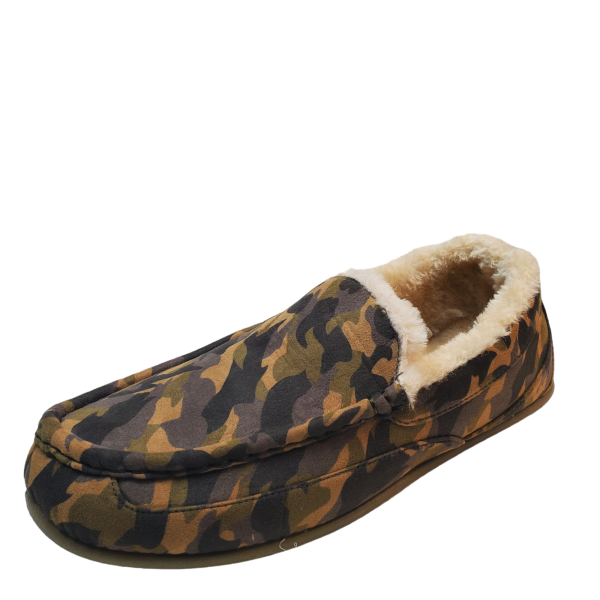 WindRiver Men's Suede Faux Fur Slippers | Marks