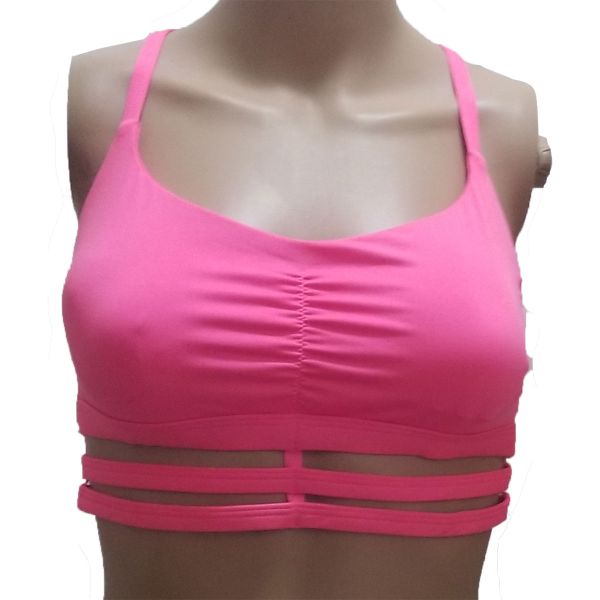 Material Girl Juniors Ruched Strap-Detail Pink Large Affordable