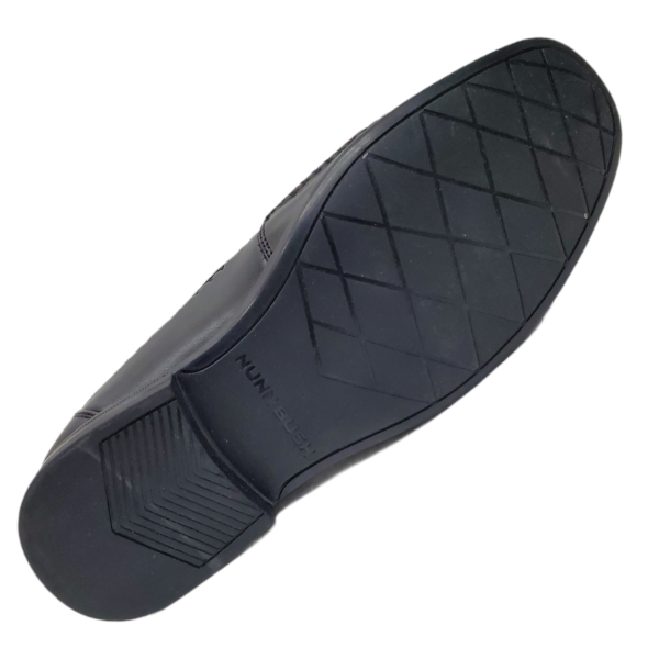 Nunn Bush 84484 001 Strafford Woven Black Leather Men's Slip-On Loafer Shoes