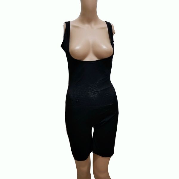 Spanx Star Open Bust Super Firm Control Shaper Lady Luxe Open Bust Mid  Thigh Black Tie 1XAffordable Designer Brands