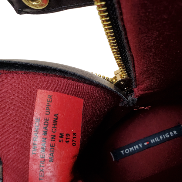 Tommy Hilfiger Women's Francie Rain Boots Black 5 M Affordable Designer Brands | Affordable Brands