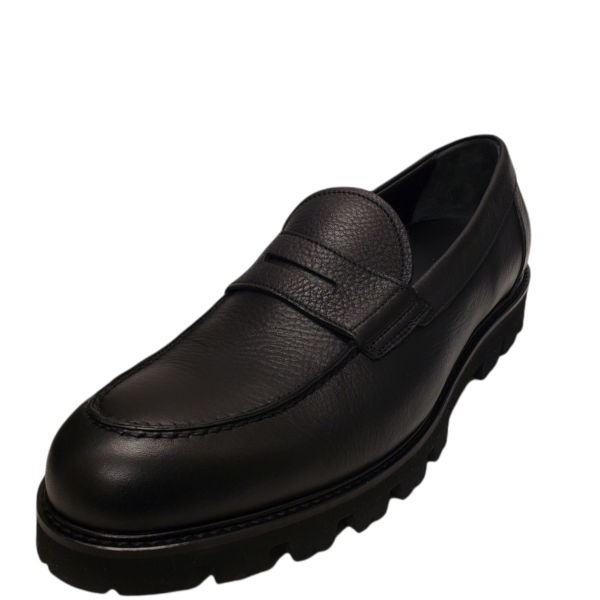 Konkret Termisk kobling Vince Men's Comrade Loafers Leather Black 11M Affordable Designer Brands |  Affordable Designer Brands