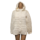 32 Degrees Women's Packable Hooded Puffer Nylon Coat Winter White Large Affordable Designer Brands