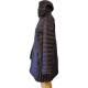 32 Degrees Womens Hooded Quilted Packable Puffer Nylon Coat Black Large Affordable Designer Brands side