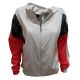 Adidas Colorblocked Wind Jacket Chalk Pearl Real Coral Grey Small