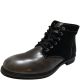 Armani Jeans Suede Patent Boots Black Patent 43 EU 9.5 M Affordable Designer BRands