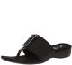 Anne Klein Knohow Sport Thong Sandals Black 8M