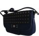 Anne Klein Classic Perfection Navy Blue and Gold Shoulder Handbag Front From Affordable Designer Brands