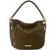 Anne Klein Military Luxe Large Olive Green Hobo Handbag Front From Affordable Designer Brands