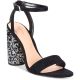 Aldo Rossena Cylinder Heel Dress Sandals Black 8.5B EUR 39 UK 6 from Affordable Designer Brands