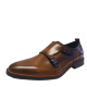 Alfani AlfaTech Men's Heath Double Monk Plain-Toe Loafers Brown 12 M Affordable Designer Brands
