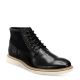 Alfani Mens Rynier Black Leather Lace-Up Boots 7 M from Affordable Designer Brands