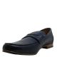 Alfani Mens Alfatech Blaine Leather Navy Penny Loafers 9.5 M from Affordable Designer Brands