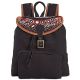American Rag Embroidered Mirror Backpack Black Combo 