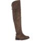 American Rag Adarra Wide-Calf Over-The-Knee Boots Taupe Brown 5M Affordable Designer Brands