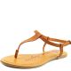 American Rag Krista Womens T-Strap Manmade Brown Flat Sandals 5 M from Affordable Designer Brands