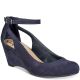 American Rag Womens Miley Chop Out Manmade Navy Wedge Pumps 8.5 M Affordable Designer Brands