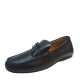 Anthony Veer Mens Casual Shoe Franklin Moccasin SlipOn Leather Loafers 10D Black from Affordable Designer Brands