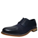 Bar III Men's Parker Cap-Toe Derby Shoe Leather Navy 7.5 M from Affordable Designer Brands