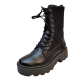 BAR III Womens Outdoor Shoes Taryin Lace Up Combat Boots Black 9M from Affordable Designer Brands