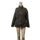 Barbour Womens Winter Defense Four-Pocket Waxed Cotton Jacket Olive Green Size 4 Affordable Designer Brands