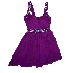 B Darlin Juniors Embellished Surplice Violet Dress 5-6